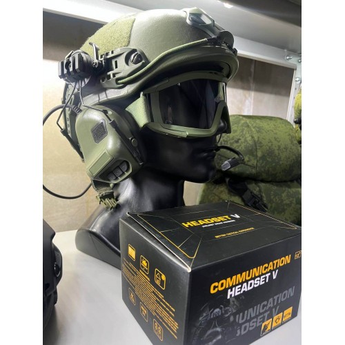 "COMMUNICATION HEADSET V" Активные тактические наушники для стрельбы в Рыбинске