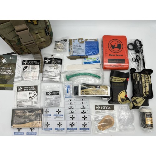 Военная тактическая аптечка RHINO RESCUE 25в1 в Рыбинске