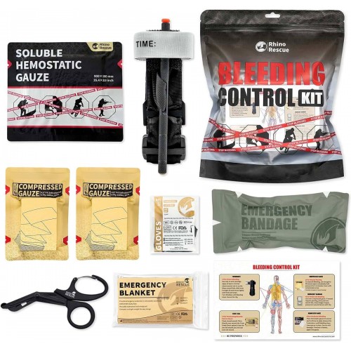 Комплект для остановки кровотечений «Bleeding Control Kit» Rhino Rescue в Рыбинске