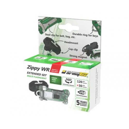 Наключный фонарь Armytek Zippy Extended Set WR (Green Jade) в Рыбинске