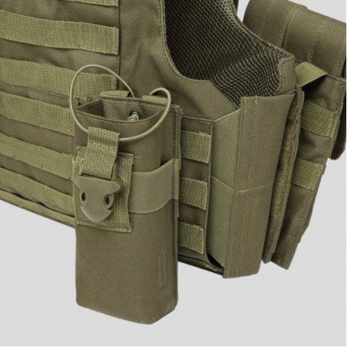 Тактический разгрузочный жилет «5 / пять карманов» с подсумками Tactical Molle Plate Carrier для съемных бронепластин в Рыбинске