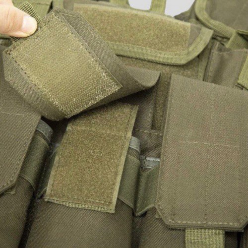 Тактический разгрузочный жилет «5 / пять карманов» с подсумками Tactical Molle Plate Carrier для съемных бронепластин в Рыбинске